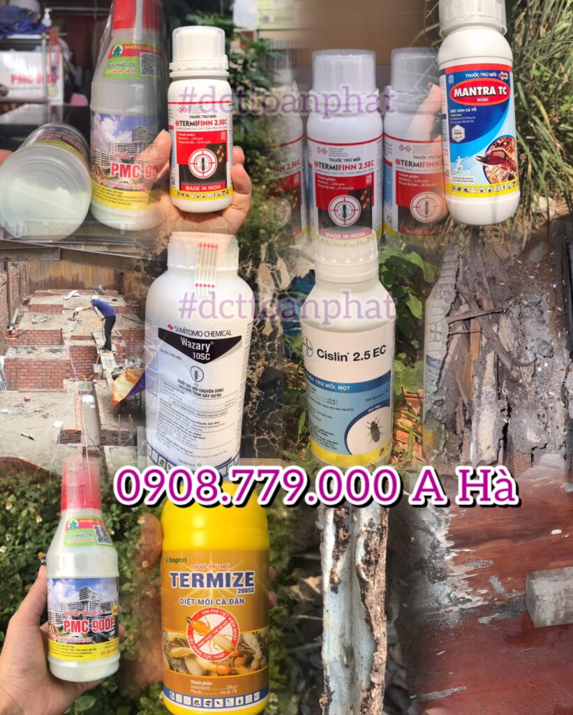 các loại thuốc diệt mối chống mối có mặt tại cửa hàng DCT Toàn Phát